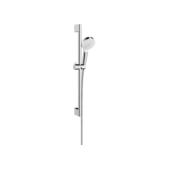 Душевой гарнитур Hansgrohe Crometta 1jet 26533400 со штангой 65 см, белый/хром - фото 