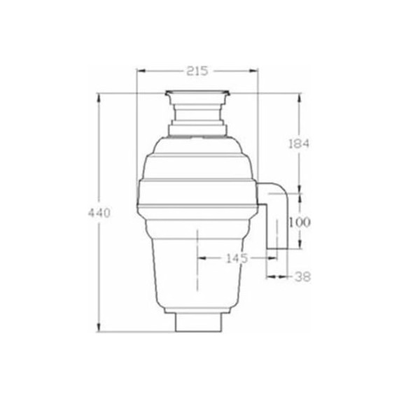 Измельчитель пищевых отходов Bone Crusher BC 1000 - фото 8