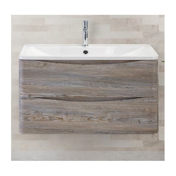 Тумба подвесная с раковиной BelBagno ACQUA-900-2C-SO-PS 90 см, Pino Scania, Цвет фасада: Pino Scania - фото 