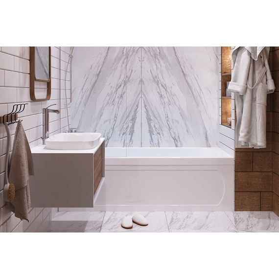 Ванна акриловая 1ACReal Gamma 140х69 см BBA-GA147X0-00U с ножками, Размер - мм: 1400х700 - фото 12