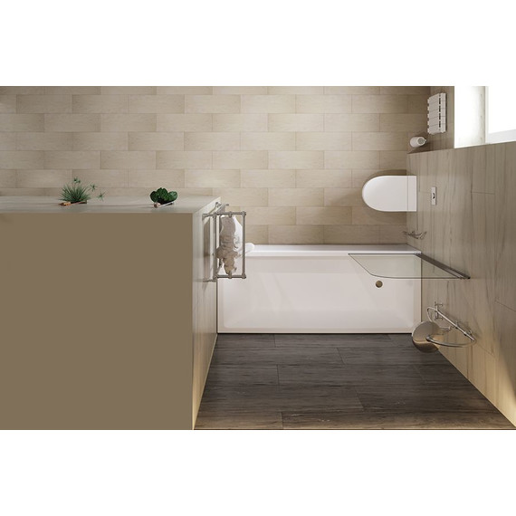 Ванна акриловая 1ACReal Palermo 180х80 см BBA-PM188X0-00U с каркасом, Размер - мм: 1800х800 - фото 8