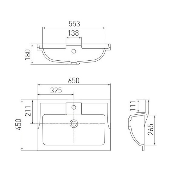 Тумба подвесная с раковиной Акватон Лофт Фабрик 65 см 1A2423K0LTDY0, дуб кантри - фото 10