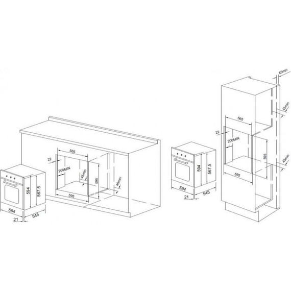 Электрический духовой шкаф Graude BE 60.3 E - фото 3