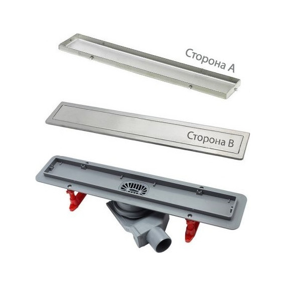 Трап Pestan (BETTOSERB) Confluo Premium Line 55 см 13100003, нержавеющая сталь (под плитку), Цвет производителя: хром, Размер трапа: 550 - фото 