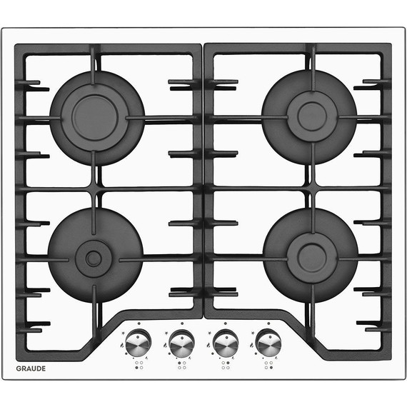 Газовая варочная поверхность Graude GS 60.1 W (белое стекло) - фото 