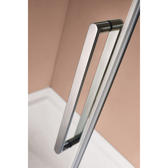 Душевое ограждение Cezares 140х100 см STYLUS-O-M-AH-1-140/100-C-Cr (стекло 8 мм) хром/прозрачное - фото 3