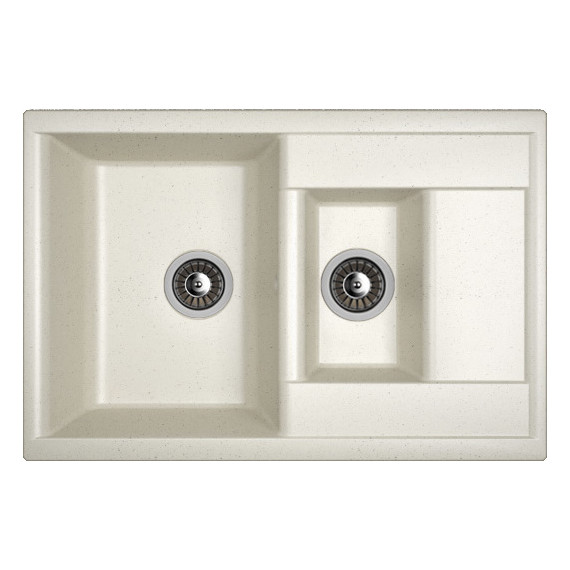 Кухонная мойка Dr.Gans Астра 760К 25.065.D0760.401, белый - фото 