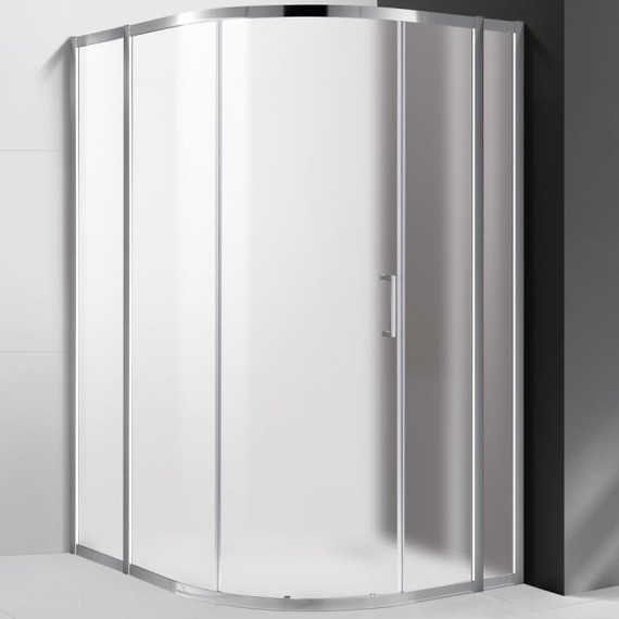 Душевое ограждение Cezares 120х110 см MOLVENO-RH-11-120/110-P-Cr, хром/матовое - фото 