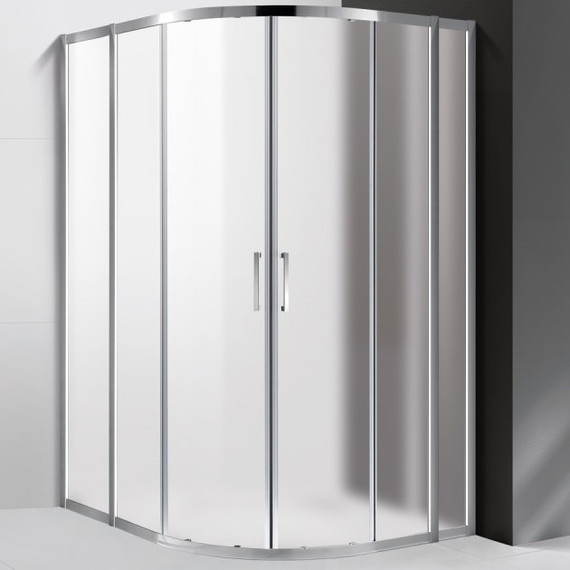 Душевое ограждение Cezares 130х120 см MOLVENO-RH-22-130/120-P-Cr, хром/матовое - фото 