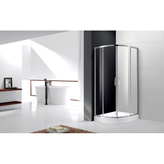 Душевое ограждение Cezares 110х80 см MOLVENO-RH-2-110/80-C-Cr-IV, хром/прозрачное - фото 2