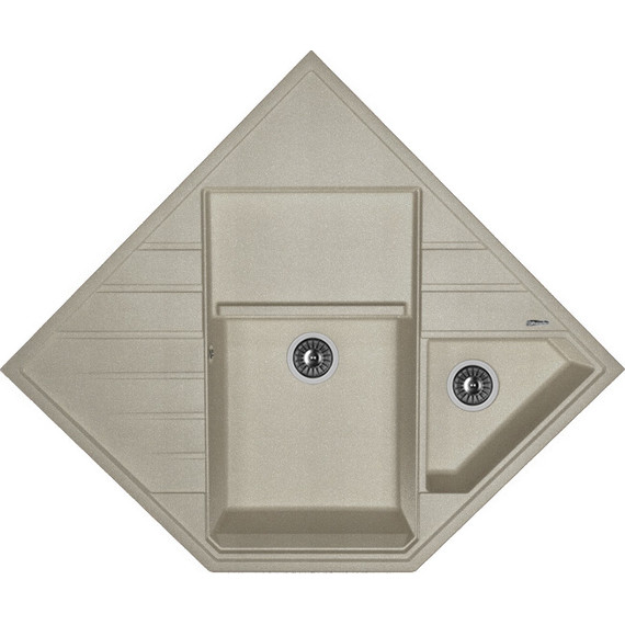 Кухонная мойка Florentina Бомбей 20.375.J0900.305, грей, Цвет производителя: грей - фото 