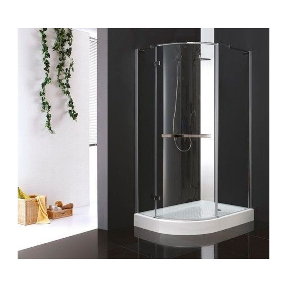 Душевое ограждение Cezares 120х100 см BERGAMO-W-RH-1-120/100-ARCO-C-Cr-R-IV, хром/прозрачное - фото 