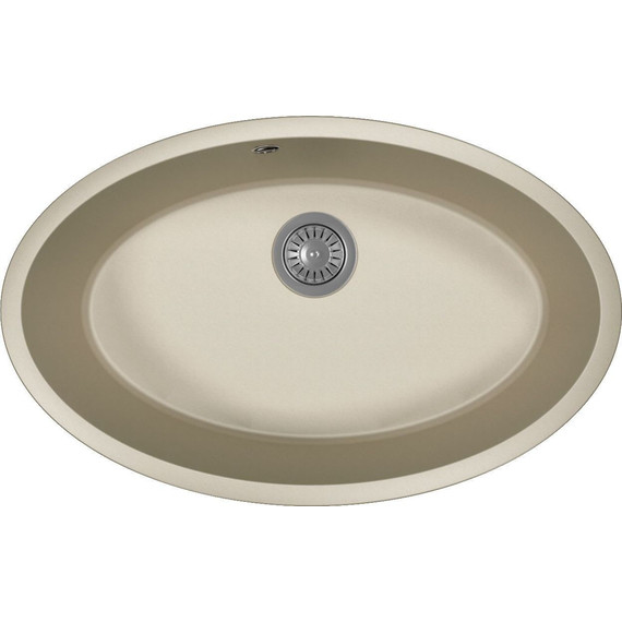 Кухонная мойка Florentina Вега овал 22.430.E0650.305, грей, Цвет производителя: грей - фото 