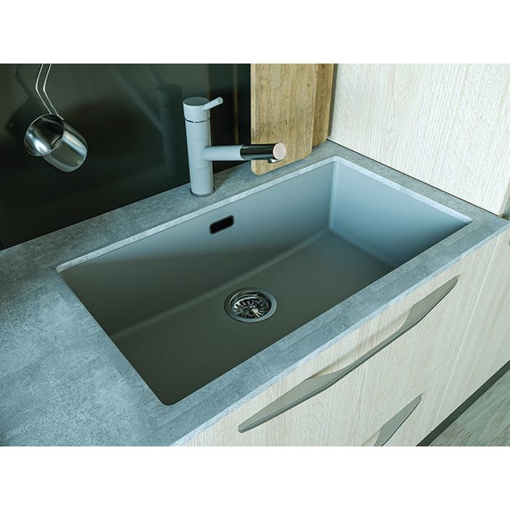 Кухонная мойка Florentina Вега 700 22.435.E0700.305, грей, Цвет производителя: грей - фото 2