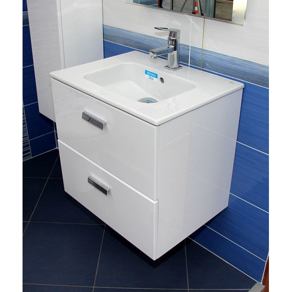 Тумба подвесная с раковиной  Roca Victoria NORD 60 см ZRU9000028, белый - фото 8