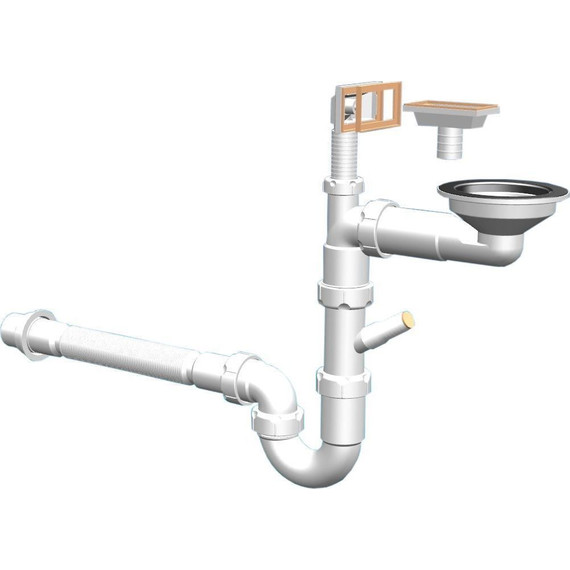 Кухонная мойка Florentina Комби 650, антрацит, Цвет производителя: чёрный - фото 3