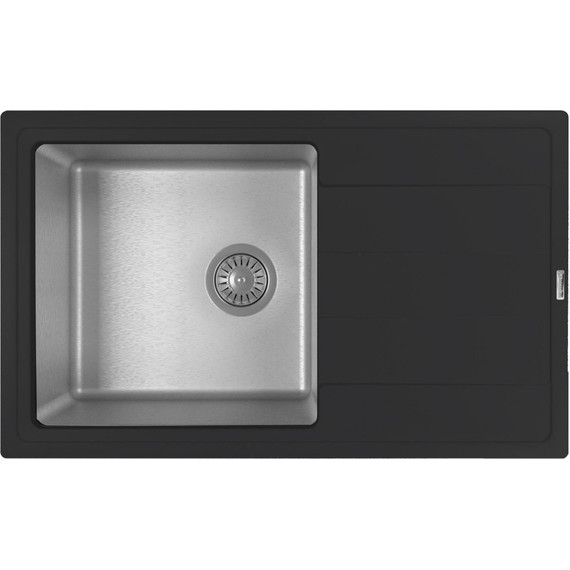 Кухонная мойка Florentina Комби 780, антрацит, Цвет производителя: чёрный - фото 