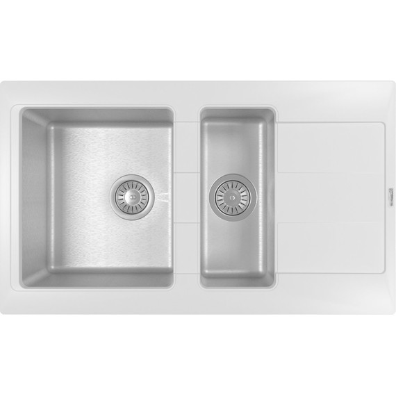Кухонная мойка Florentina Комби 860K, жасмин, Цвет производителя: жасмин - фото 