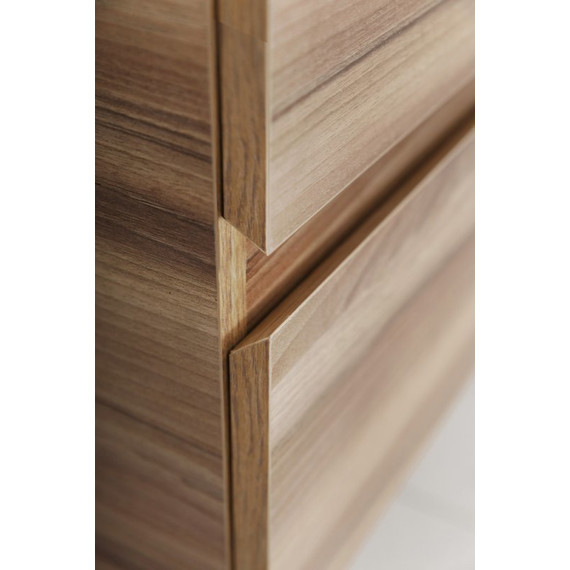 Тумба подвесная с раковиной Cezares Molveno 46-80-2C-SO-NN 80 см (раковина Acquabella Integra), Noce Nature - фото 4