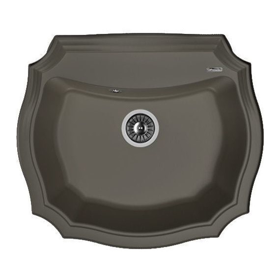 Кухонная мойка Florentina Эмилия 640 20.355.D0640.302, антрацит, Цвет производителя: чёрный - фото 