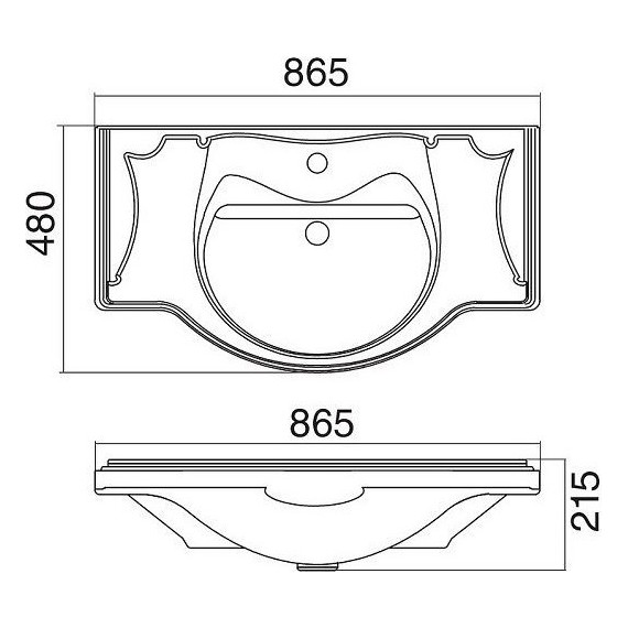 Раковина мебельная Roca America 85 см 327206000 - фото 4