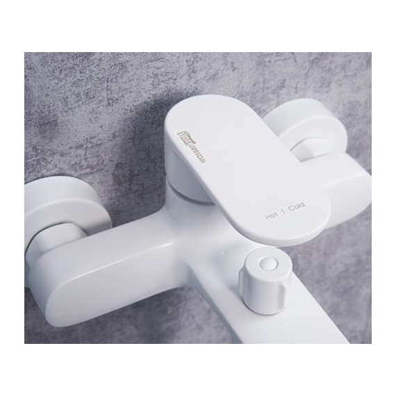 Смеситель для ванны WasserKraft Mindel 8501, белый - фото 6