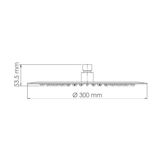 Верхний душ WasserKraft Mindel A161, белый - фото 2