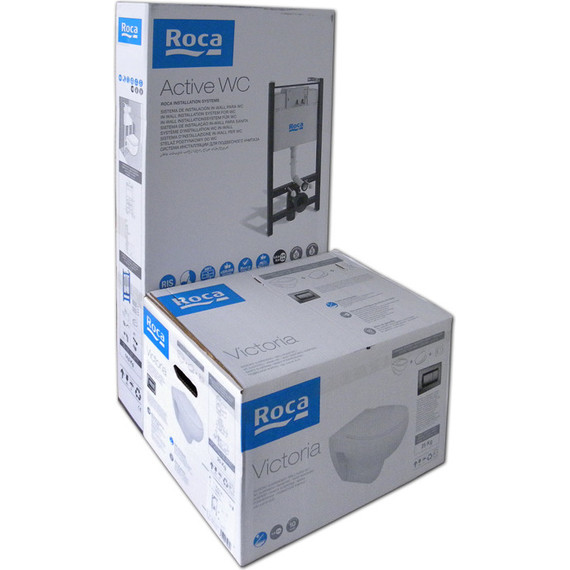 Инсталляция с подвесным унитазом Roca Victoria + Roca Pro 5 в 1 893100000 - фото 4