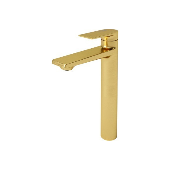 Смеситель для раковины высокий WasserKraft Aisch 5503H, золото - фото 