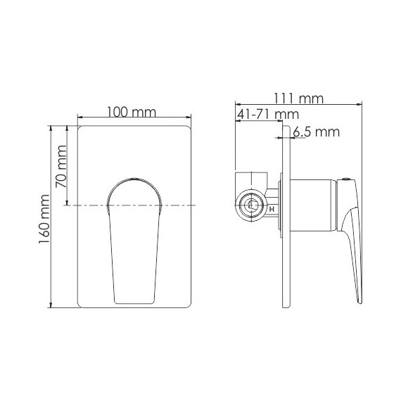 Смеситель для душа WasserKraft Aisch 5551, золото - фото 5