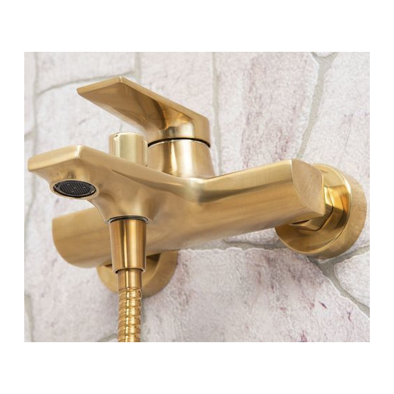 Смеситель для ванны WasserKraft Aisch 5501, золото - фото 7