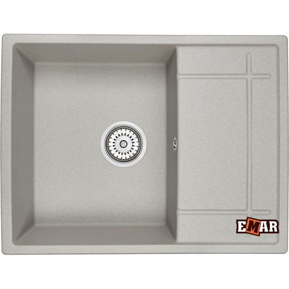 Кухонная мойка Emar EMQ-1650.Q, барит, Цвет производителя: барит - фото 