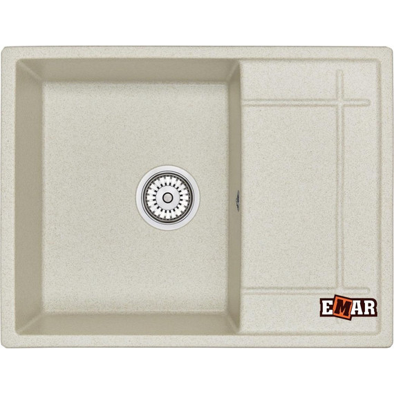 Кухонная мойка Emar EMQ-1650.Q, берилл, Цвет производителя: берилл - фото 