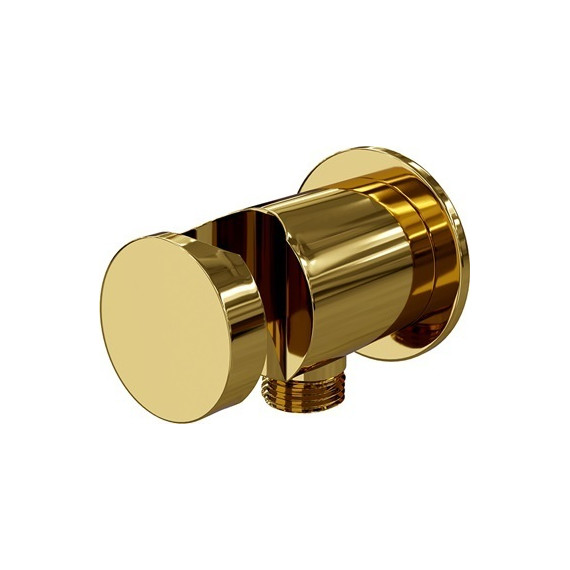 Шланговое подсоединение с держателем WasserKraft Sauer A189, золото - фото 