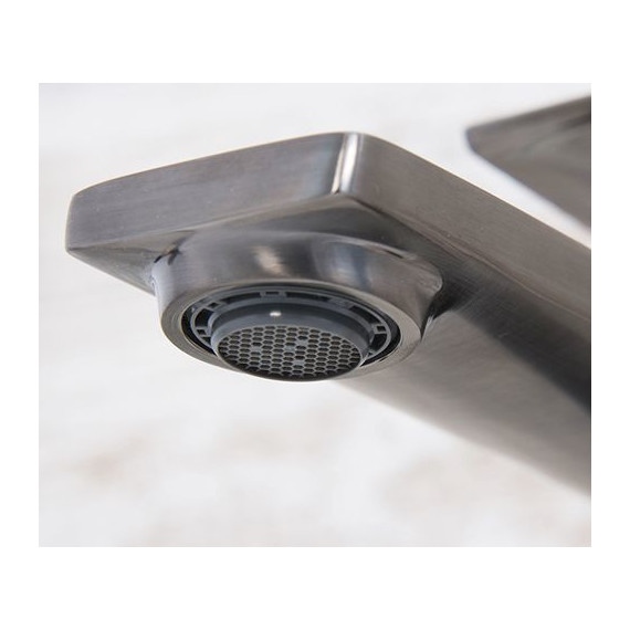 Смеситель для раковины высокий WasserKraft Wiese 8403H, оружейная сталь - фото 6