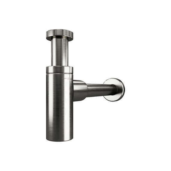 Сифон для умывальника WasserKraft Wiese A172, оружейная сталь - фото 