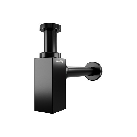 Сифон для умывальника WasserKraft Abens A169, черный - фото 