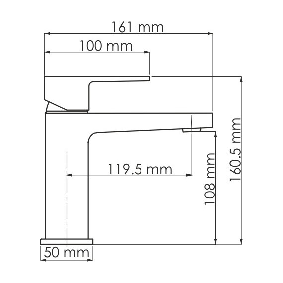 Смеситель для раковины WasserKraft Abens 2003, черный - фото 9