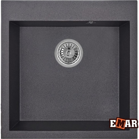Кухонная мойка Emar EMQ-1510.Q, морион, Цвет производителя: морион - фото 