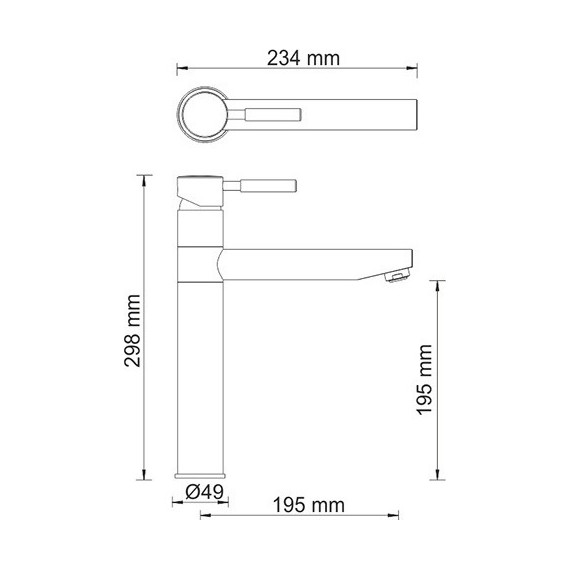 Смеситель для кухни WasserKraft A8137, светлая бронза - фото 3
