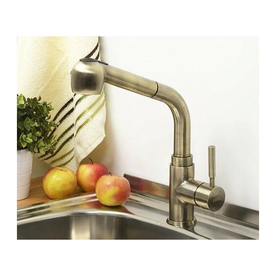 Смеситель для кухни WasserKraft A8237, светлая бронза - фото 2