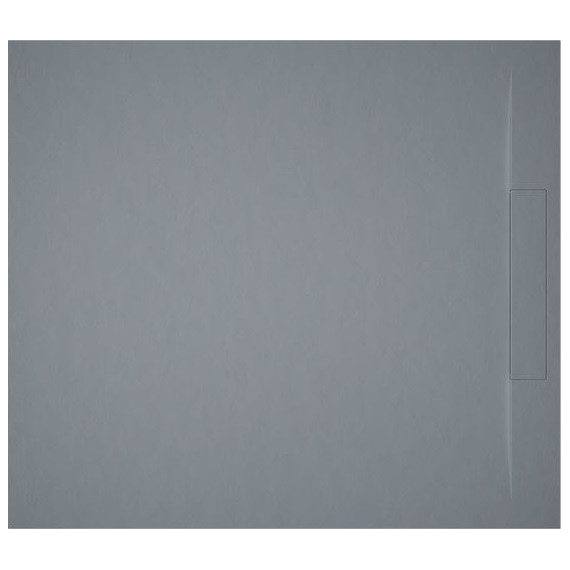 Акриловый поддон Riho Isola DR14 100х80 см D007006090 светло-серый - фото 