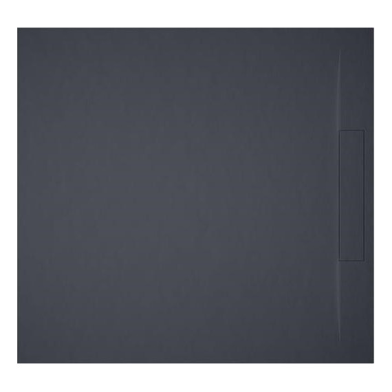 Акриловый поддон Riho Isola DR24 100х90 см D007014080 антрацит - фото 