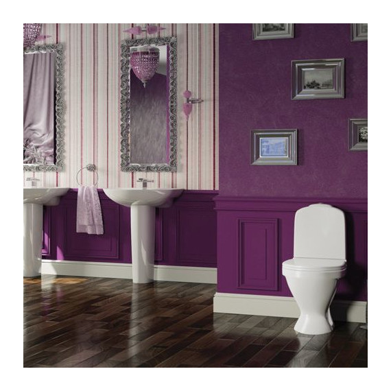 Унитаз-компакт Sanita Luxe Classic Luxe WC.CC/Classic/2-TM/WHT.G/S1 с крышкой микролифт - фото 4