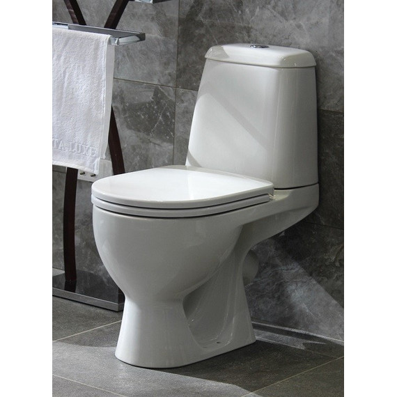 Унитаз-компакт Sanita Luxe MAX WC.CC/Max/2-DM/WHT.G/S1 с крышкой микролифт - фото 3