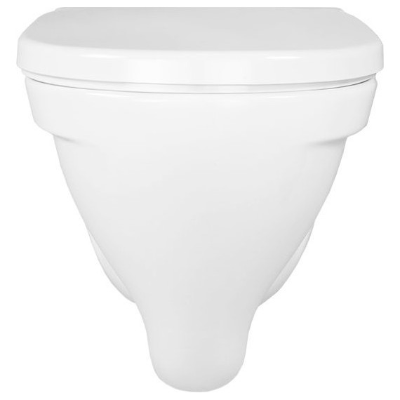 Унитаз подвесной Sanita Luxe Attica WC.WH/Attica/DM/WHT.G/S1 с крышкой микролифт - фото 4