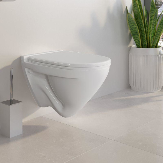 Унитаз подвесной Sanita Luxe Attica WC.WH/Attica/DM/WHT.G/S1 с крышкой микролифт - фото 2