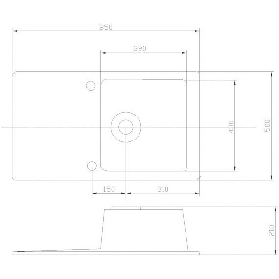 Кухонная мойка Акватон Верона 1A710032VR280, кофе, Цвет производителя: кофе - фото 4