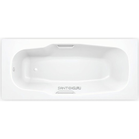 Ванна стальная BLB HG Atlantica 180x80 (с ручками) - фото 