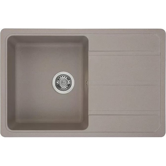Кухонная мойка Акватон Аманда 1A712832AD250, серый шёлк, Цвет производителя: серый шёлк - фото 